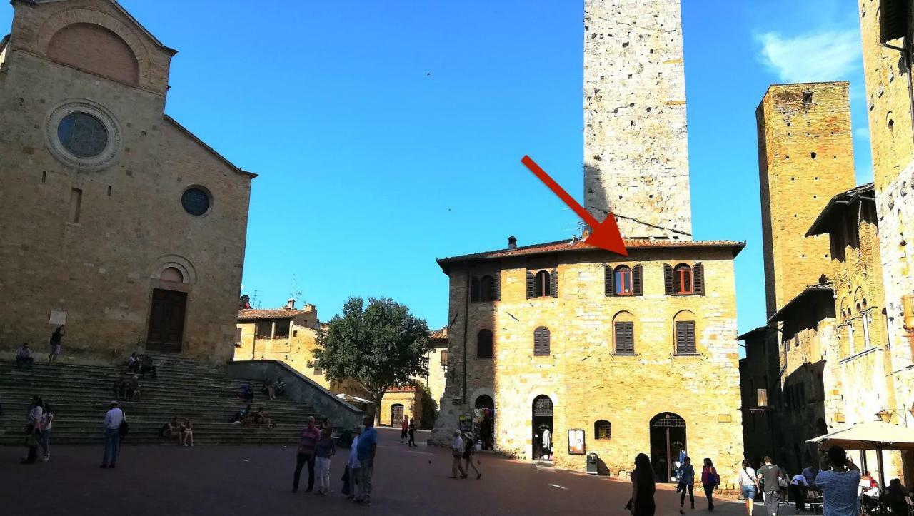 Sangi Studio Apartment - With Amazing View Of The Duomo San Gimignano Exterior photo